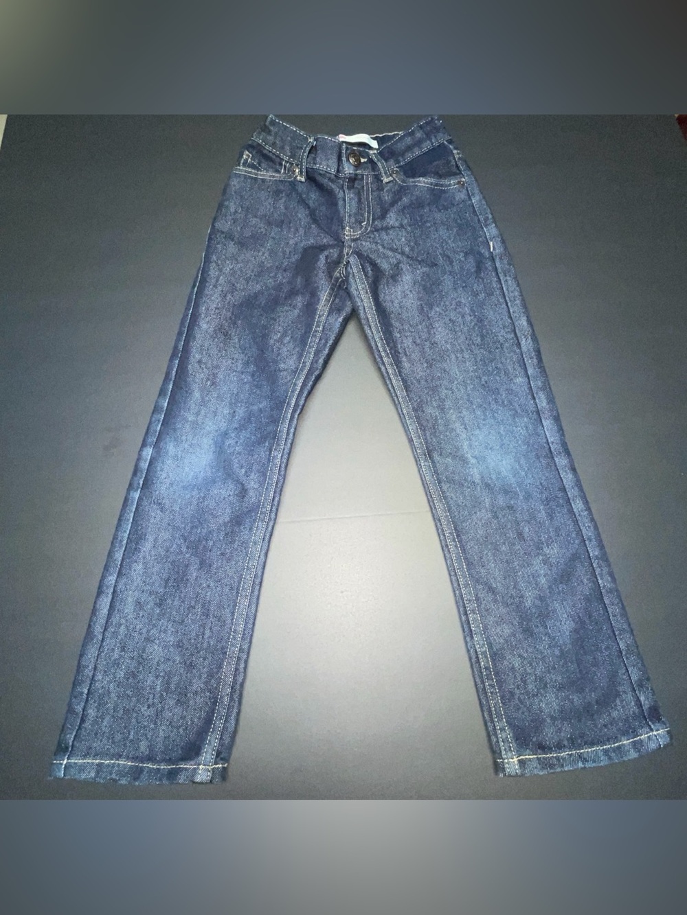 Levis Boys Jeans Size 7 REG 511 Slim Fit Dark Wash 5 Pocket Denim Stretch Levi’s